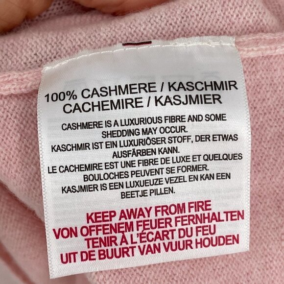 NWT Brodie Cashmere Hill Pink Rainbow Stripe Long Sleeve Pullover Crew Sweater M - Picture 9 of 10